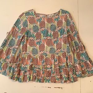 Colorful Pineapple Crown & Ivy Top